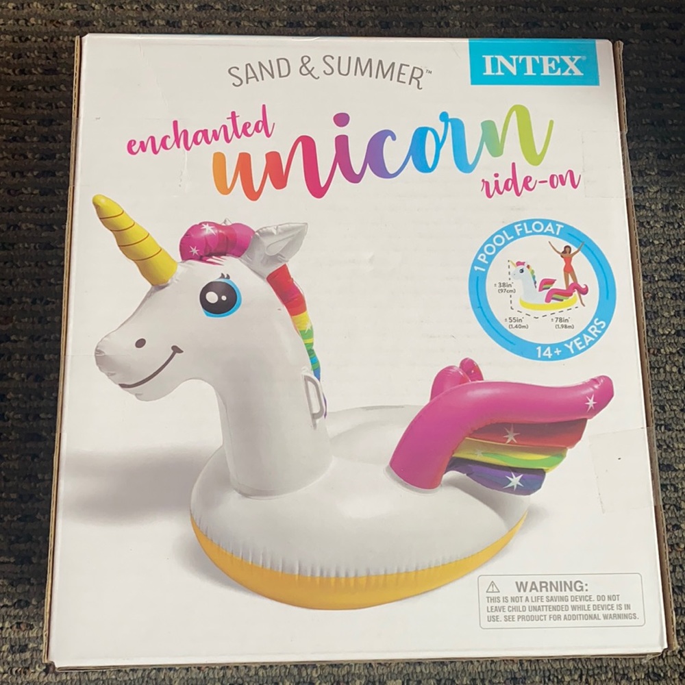 Intex Sand & Summer Enchanted Unicorn Ride-On
